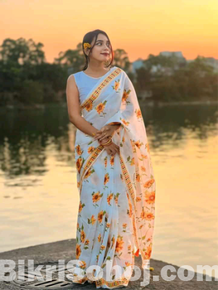 Falguni skin print sharee